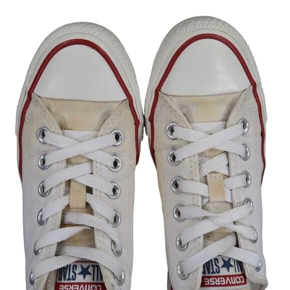 Converse Shoes Womens 7 Sneakers Chuck Taylor All Star Canvas White Casual Low - Picture 7 of 12